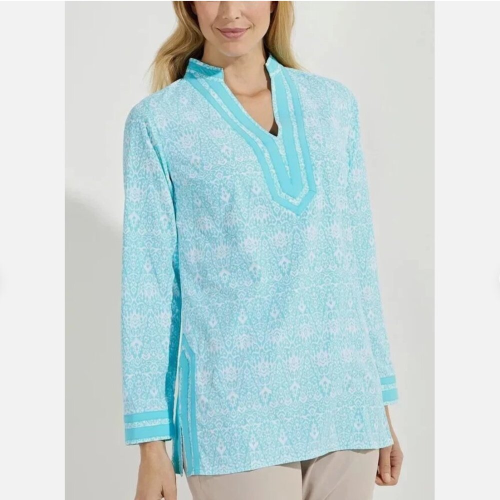 Coolibar Size Women's Sampika Tunic Top UPF 50+ Small NWT